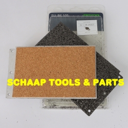 Bandschuurmachine schuurplaat grafiet voor BS105 BS105E per 2 verpakt | 490825